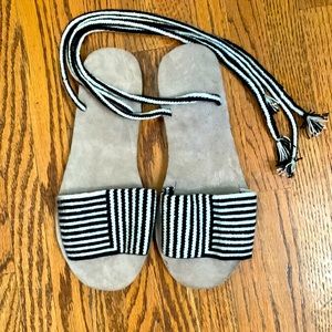 Knit sandals perfect for summer!